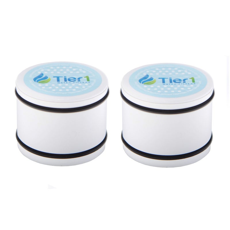 Tier1 Replacement for Culligan WHR-140 Level 2 Showerhead Shower Filter Cartridge 2 Pack - Image 1
